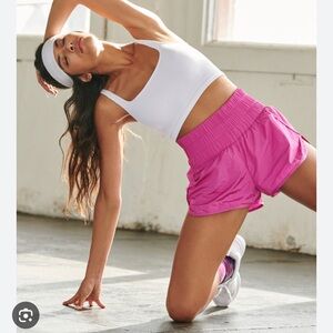 FP Movement by Free People Vivacious Violet High-Waist Athletic Shorts